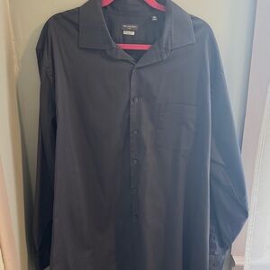 Van Heusen Men's Dark Gray Dress Shirt